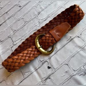Braided Leather Belt